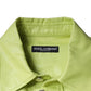 Grünes Button-Down-Hemd aus Baumwolle mit Kragen für Herren