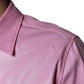 Rosa Button-Down-Hemd aus Baumwolle mit Kragen