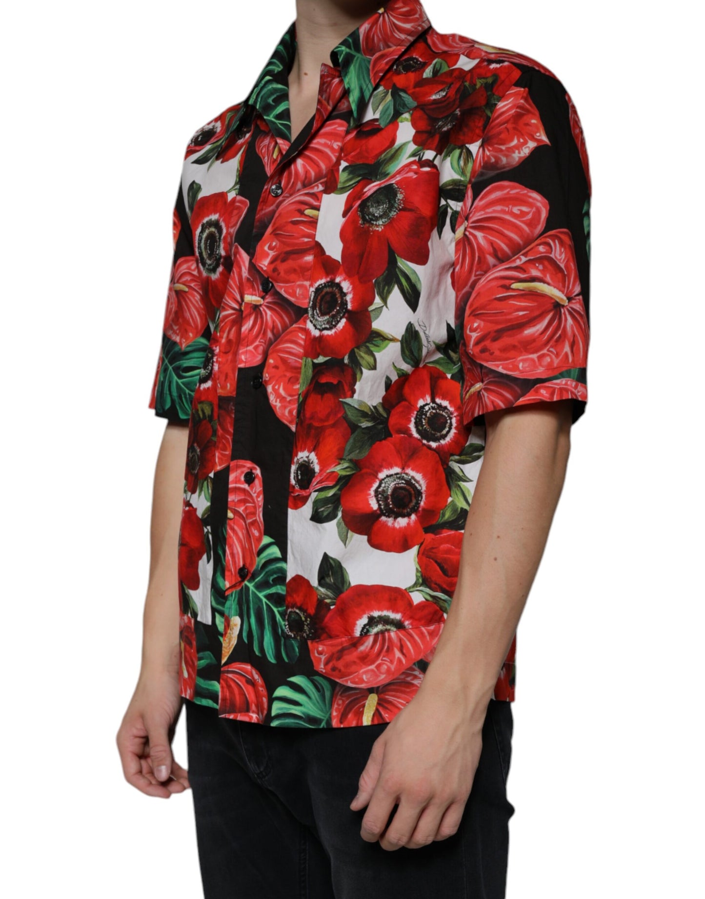 Mehrfarbiges Anemone Button-Down-Freizeithemd
