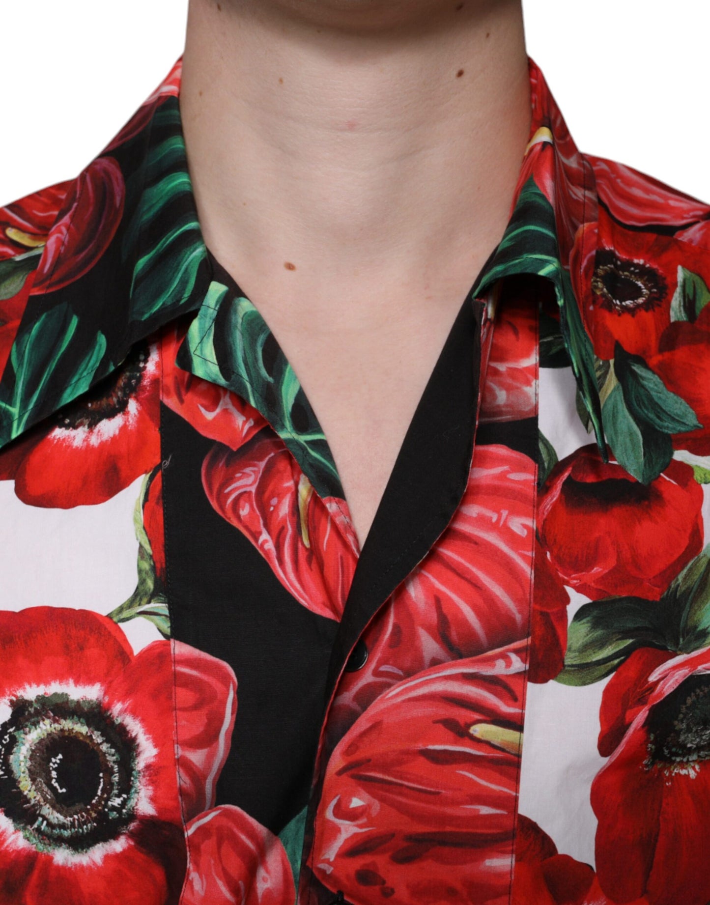 Mehrfarbiges Anemone Button-Down-Freizeithemd
