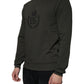 Army Green DG Crown Crew Neck Pullover Sweater