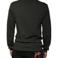 Army Green DG Crown Crew Neck Pullover Sweater