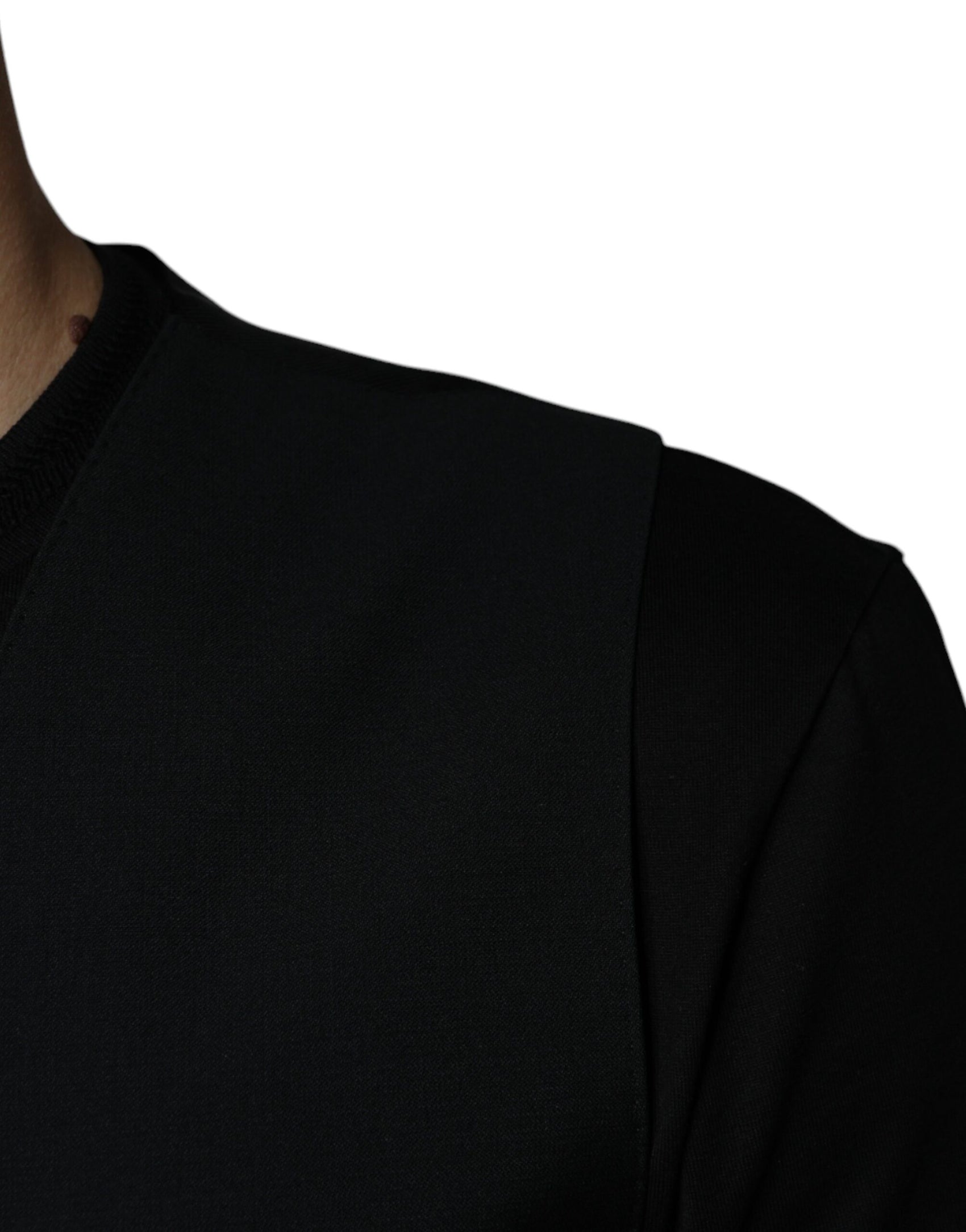 Schwarze Weste aus Wolle für formelle Anlässe für Herren