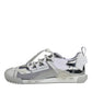 White Silver Low Top NS1 Sneakers Shoes