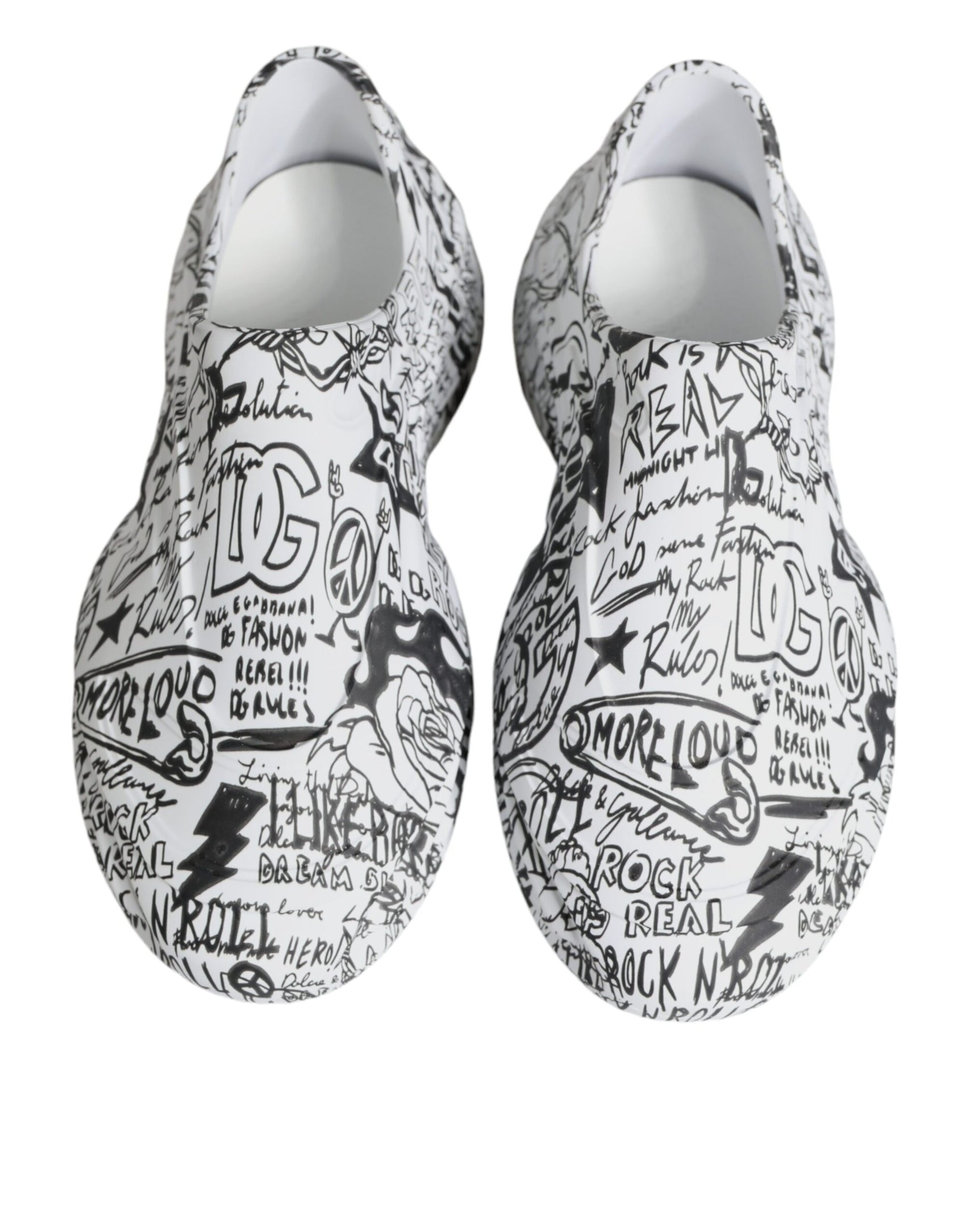 Weiß Schwarz Graffiti Daymaster Sneakers Schuhe