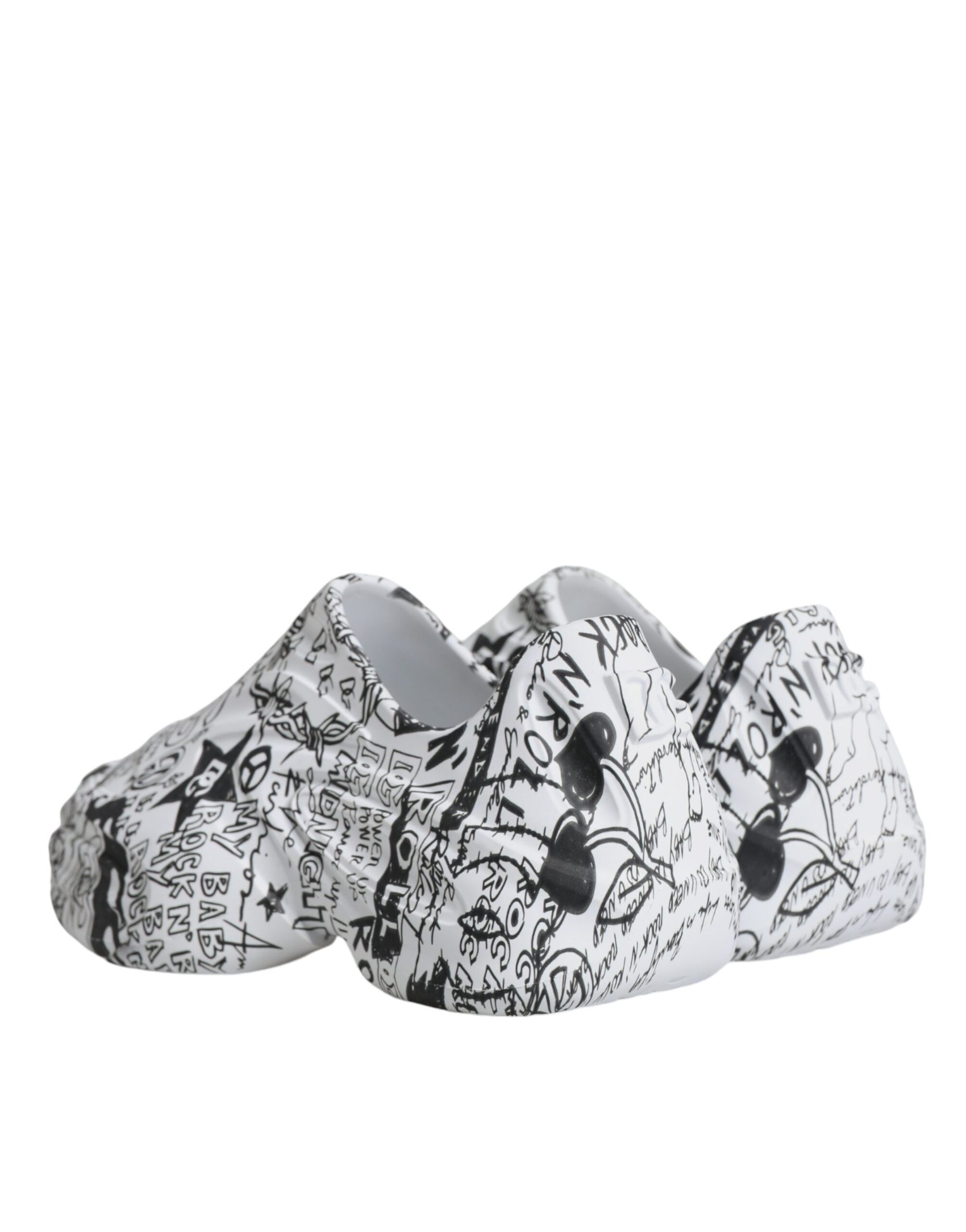 Weiß Schwarz Graffiti Daymaster Sneakers Schuhe