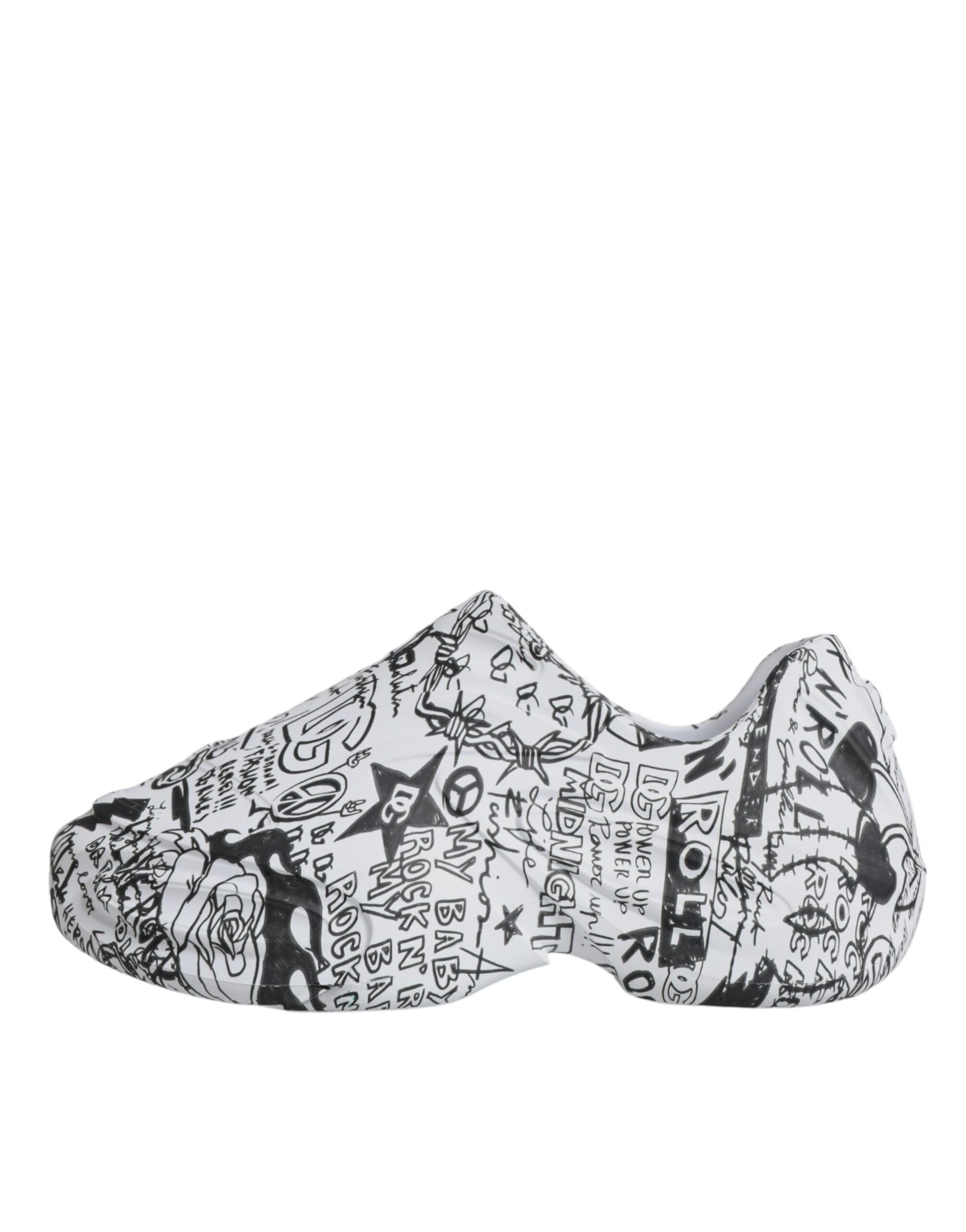 Weiß Schwarz Graffiti Daymaster Sneakers Schuhe