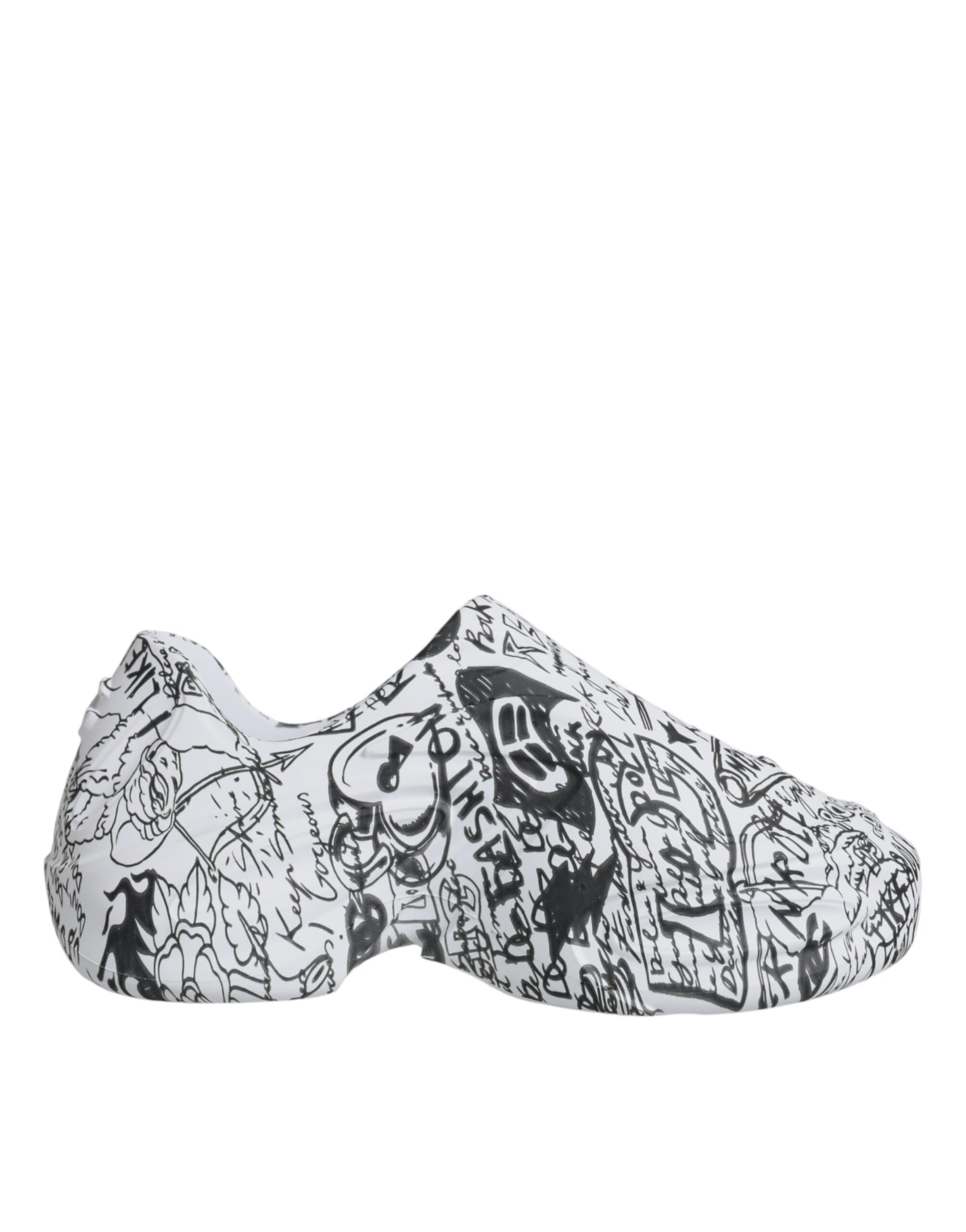 Weiß Schwarz Graffiti Daymaster Sneakers Schuhe