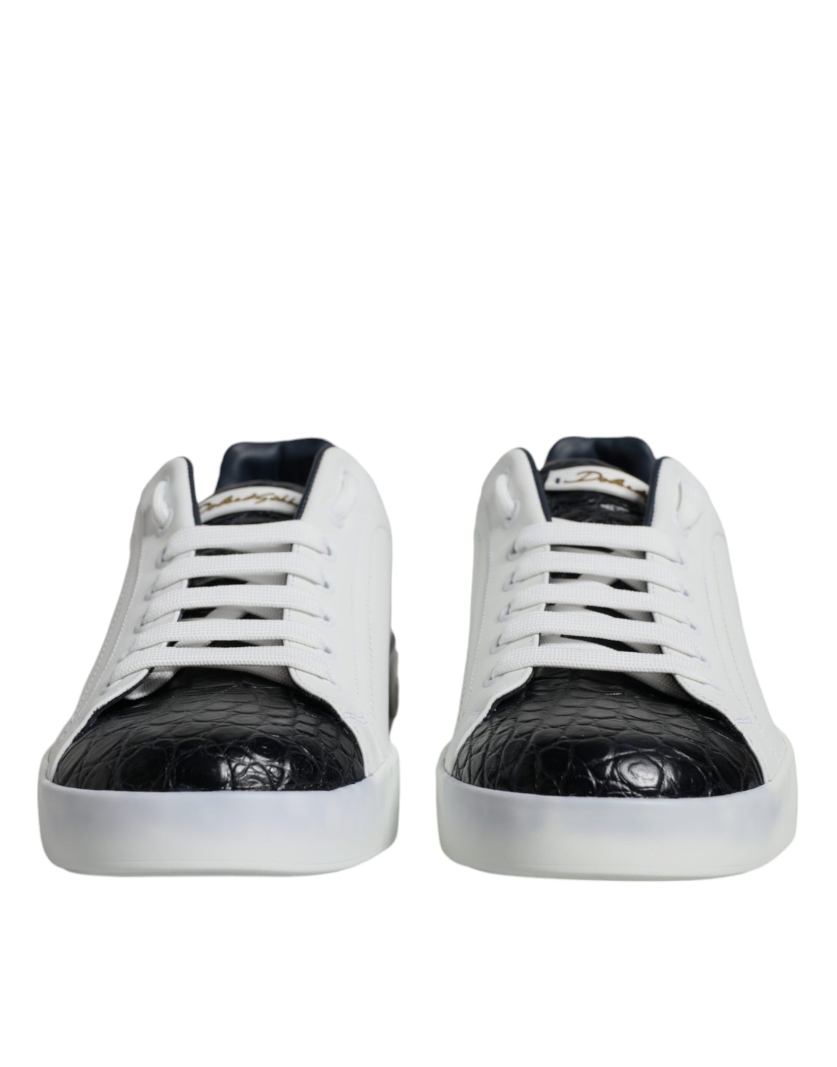 Portofino Sneaker aus weißem Leder mit Logo