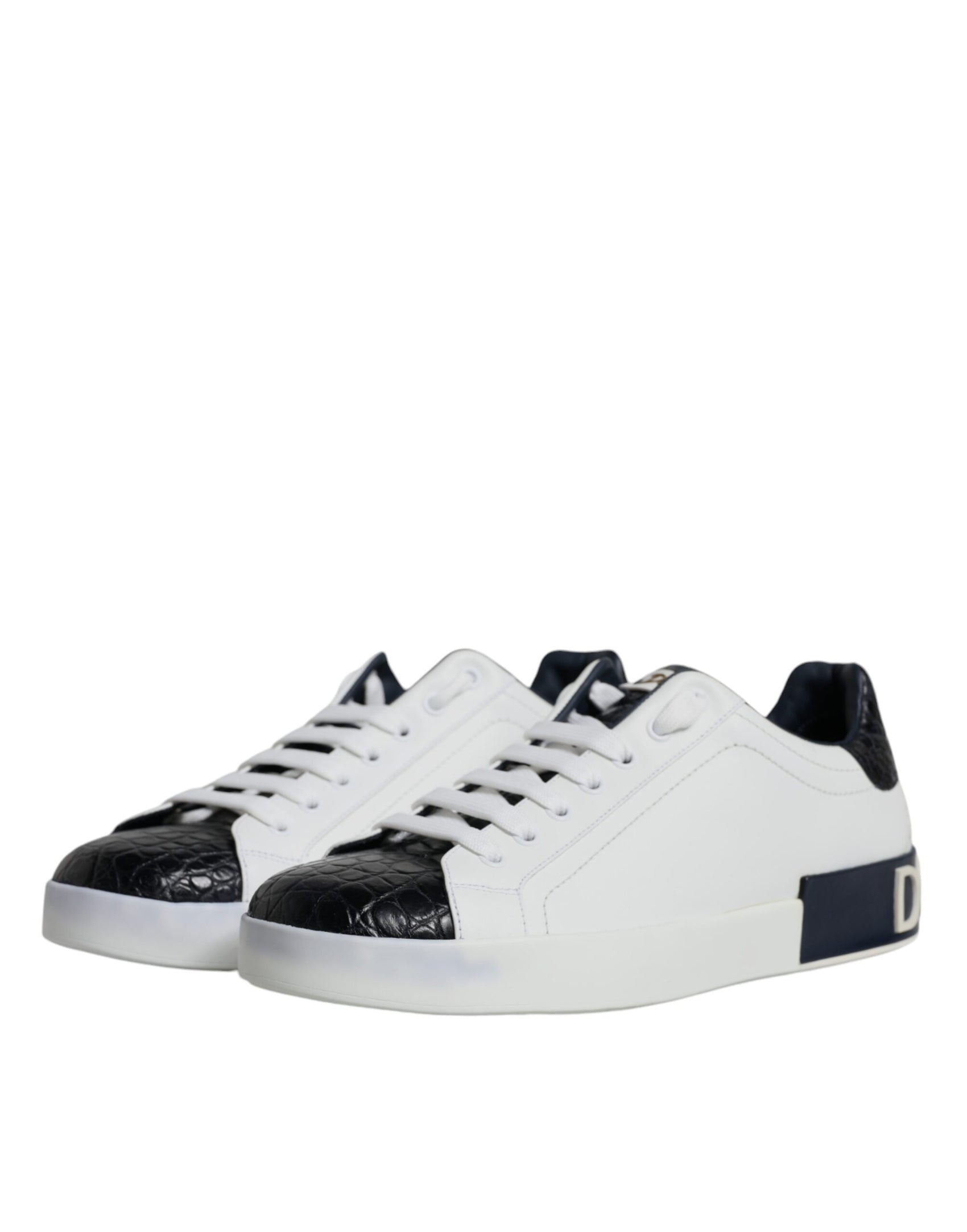 Portofino Sneaker aus weißem Leder mit Logo
