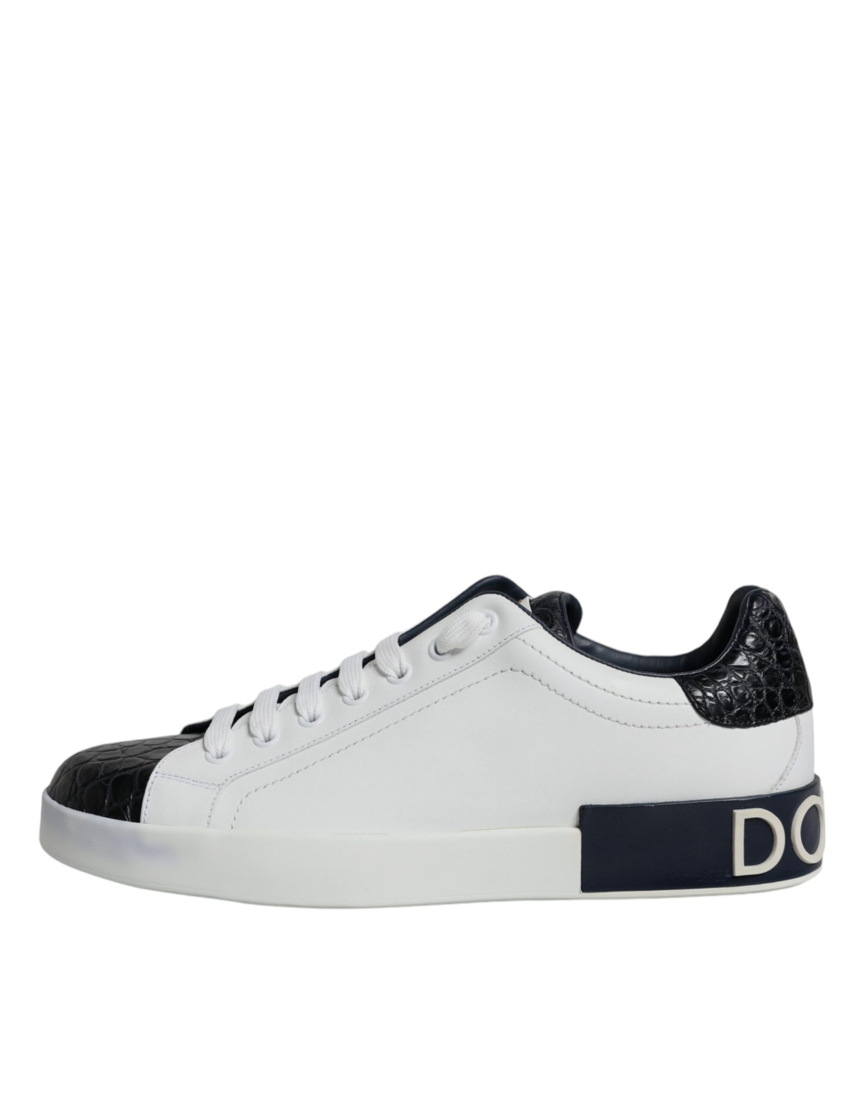 Portofino Sneaker aus weißem Leder mit Logo