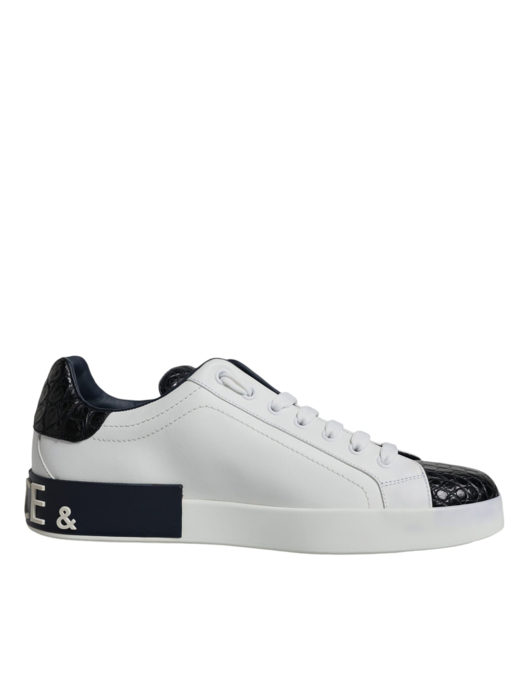 Portofino Sneaker aus weißem Leder mit Logo