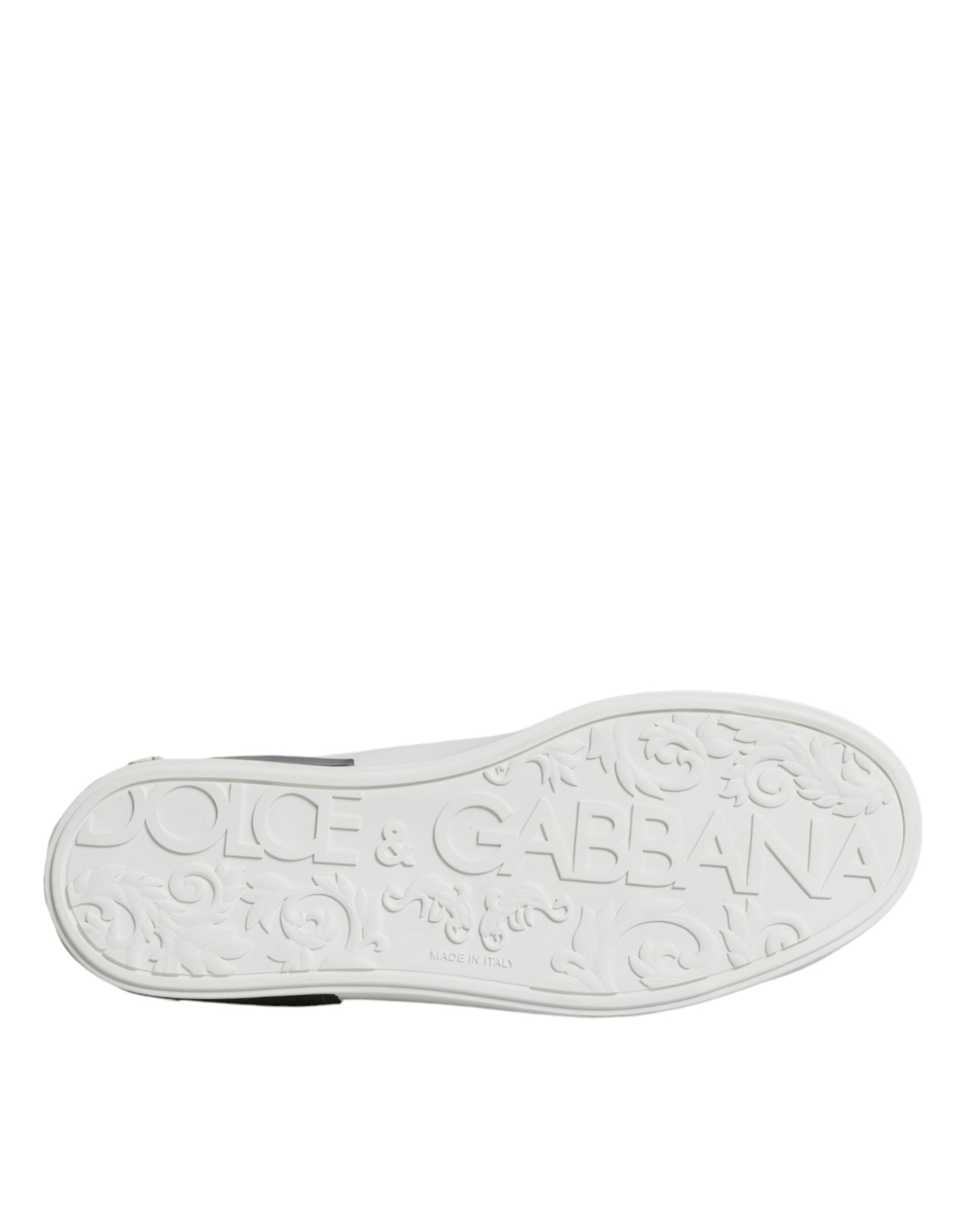 Portofino Sneaker aus weißem Leder mit Logo