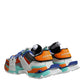 Multicolor Panelled Space Men Sneakers Shoes