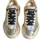 Gold Sequin Iridiscent Daymaster Sneakers Shoes