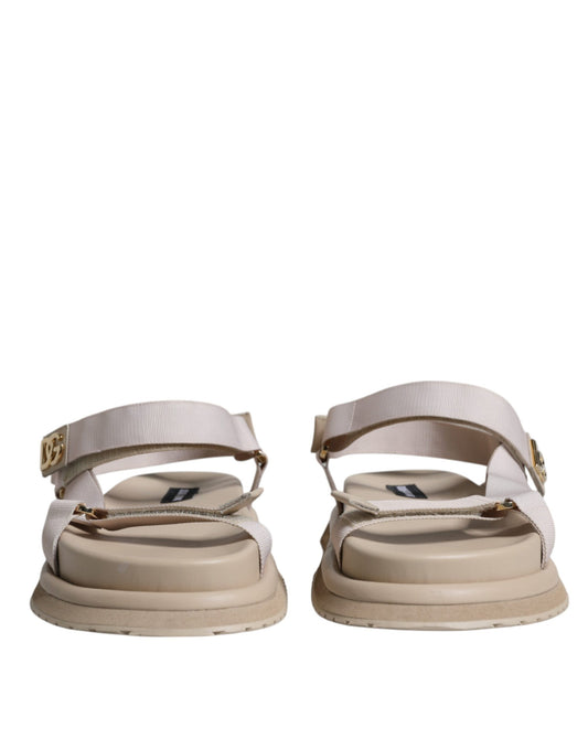 Beige Nappa Devotion Strap Herren Sandalen Schuhe