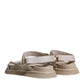 Beige Nappa Devotion Strap Herren Sandalen Schuhe