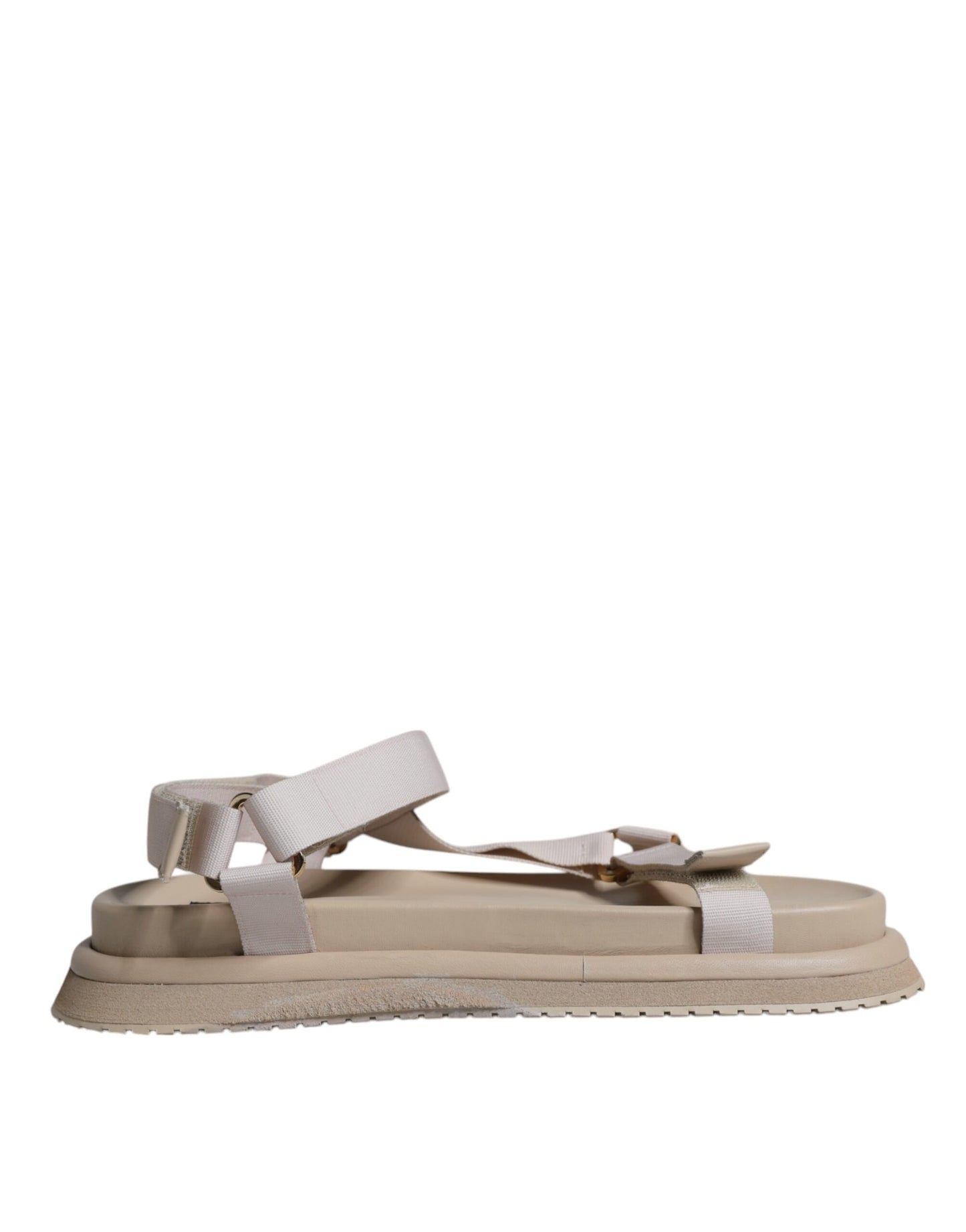 Sandali da uomo con cinturino in nappa beige Devotion