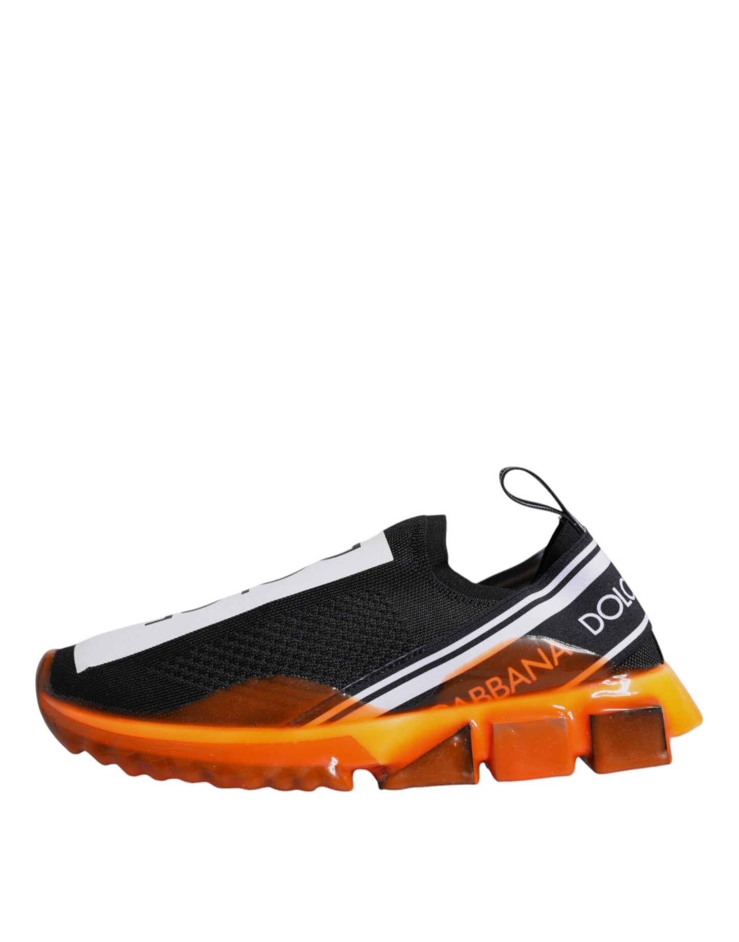 Black Orange Sorrento Slip On Sneakers Shoes