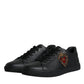 Schwarze London Sacred Heart Herren Sneakers