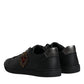 Black London Sacred Heart Men Sneakers Shoes