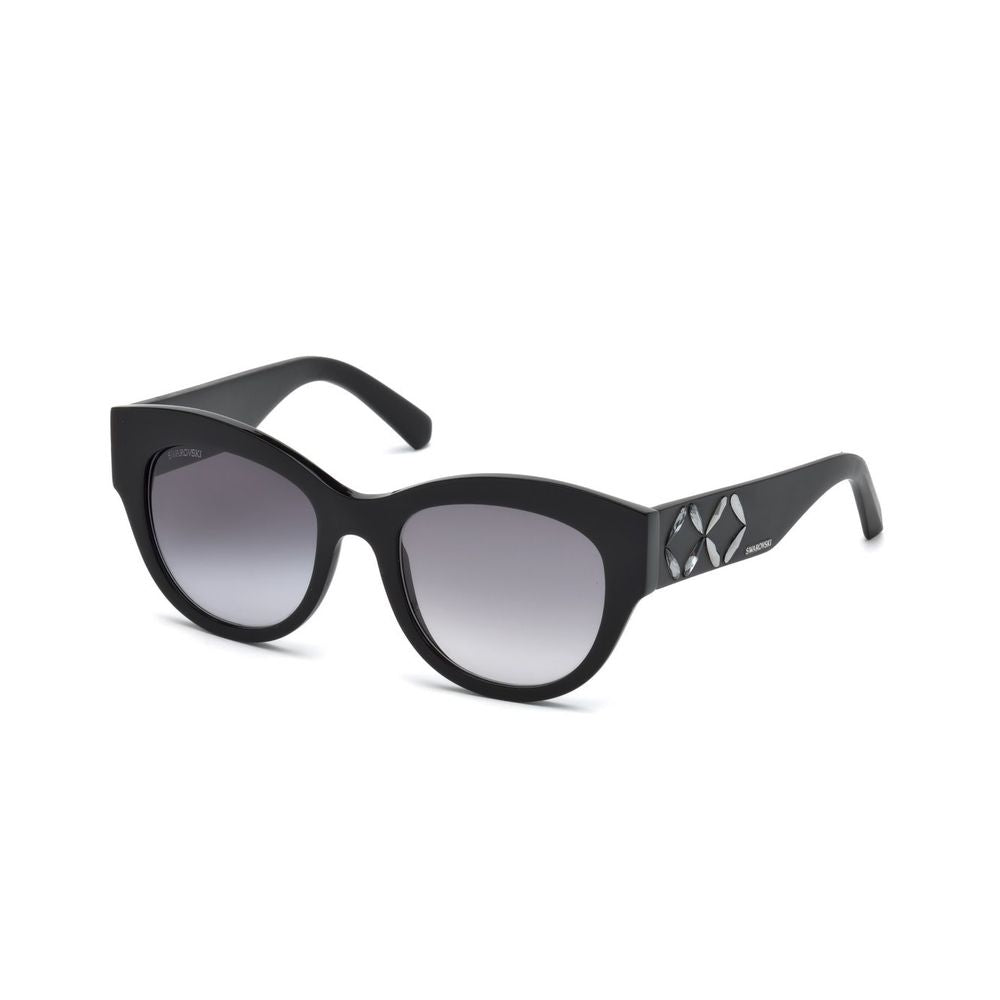 Schwarze Sonnenbrille aus Kunststoff