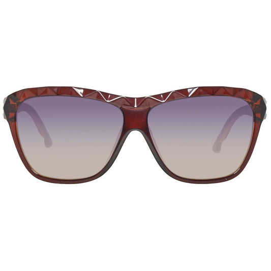 Braune Sonnenbrille mit Spritzguss-Optik