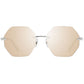 Silver Metal Sunglasses