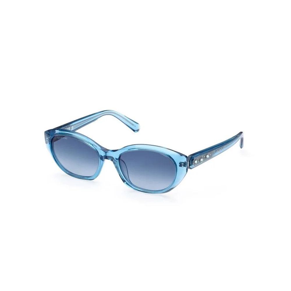 Blaue Sonnenbrille aus Kunststoff