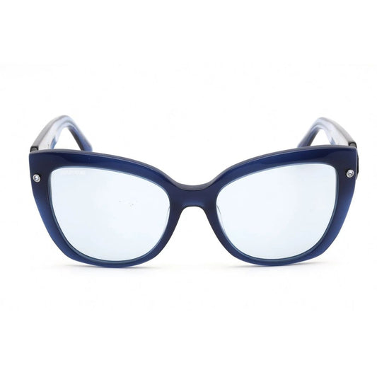 Blaue Sonnenbrille aus Kunststoff