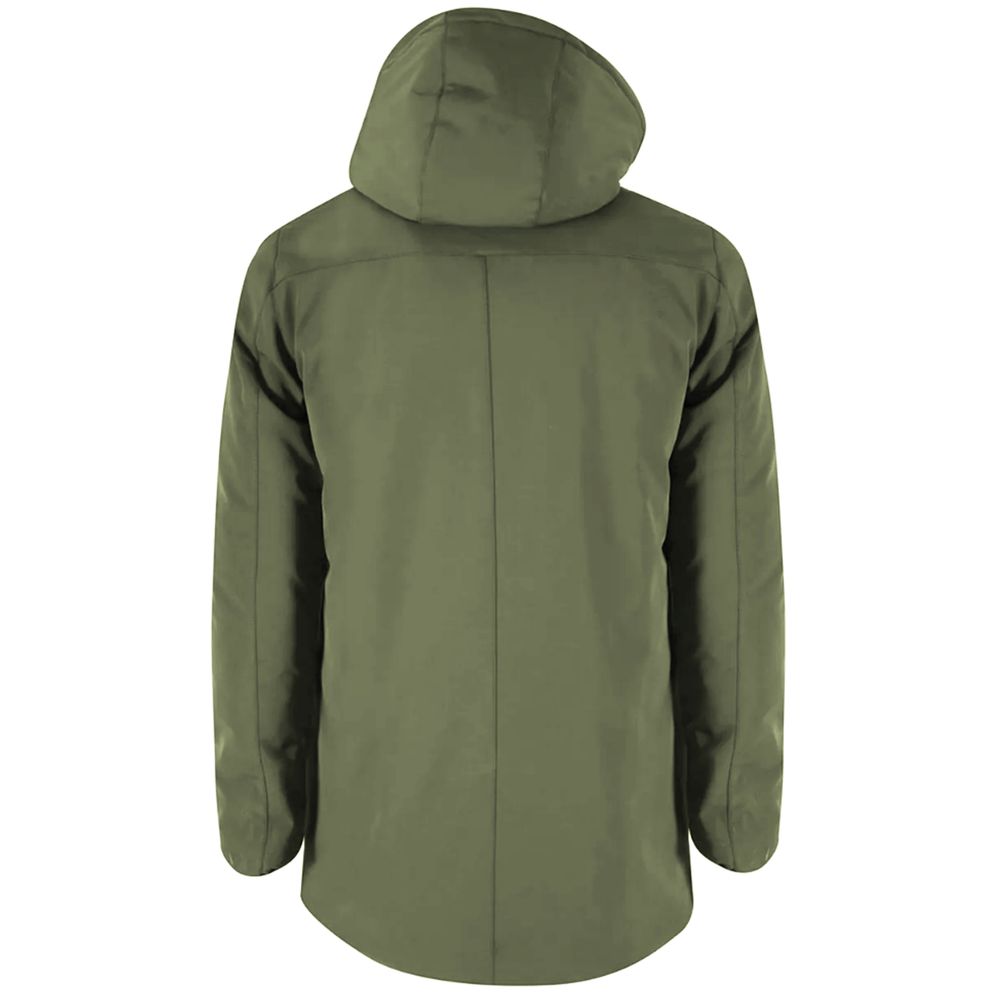 Giacca in nylon verde