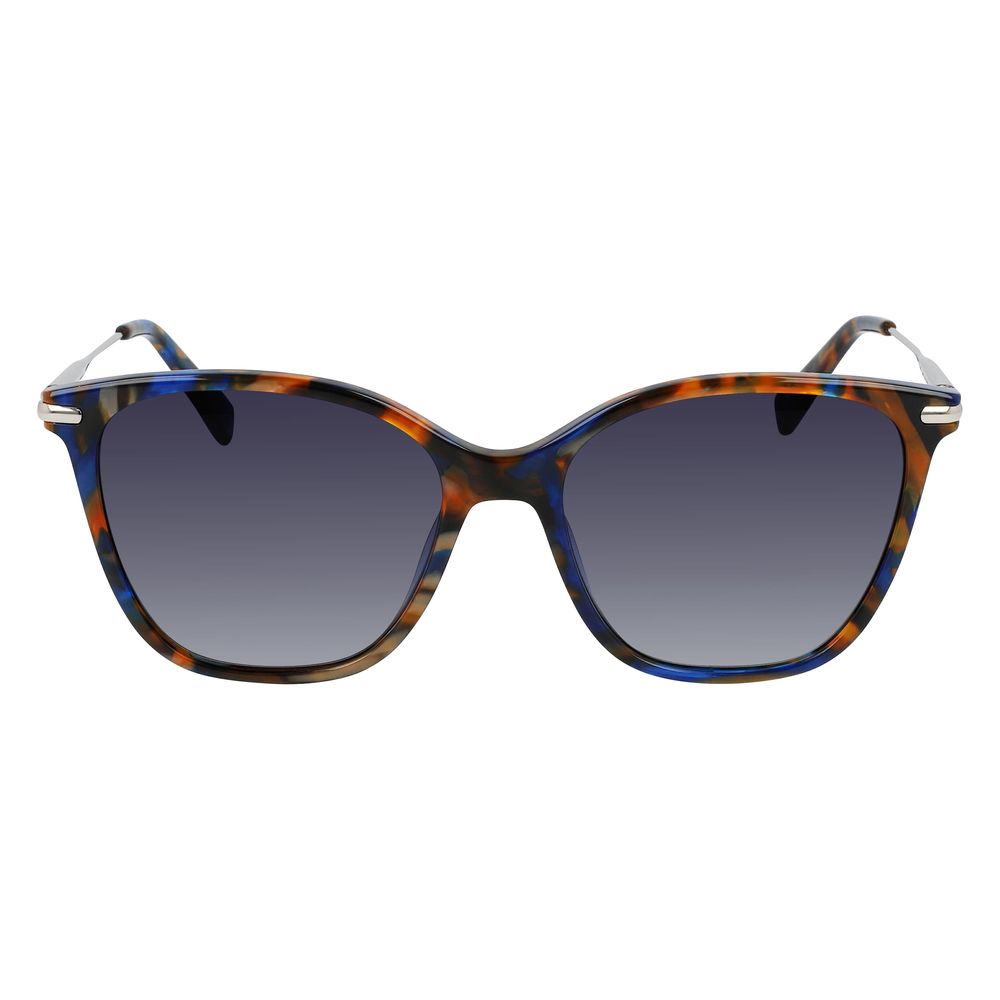 Blaue Acetat-Sonnenbrille