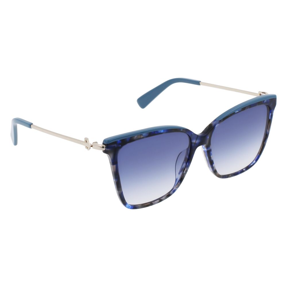 Occhiali da sole in acetato blu