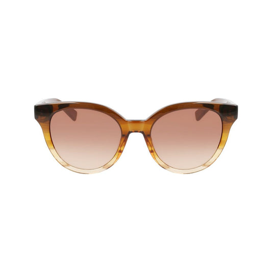 Braune Acetat-Sonnenbrille