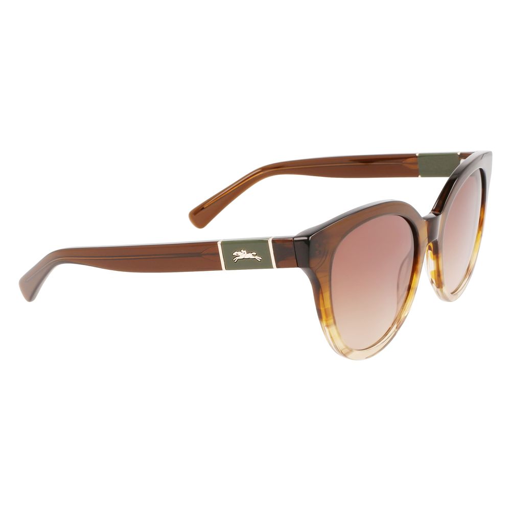 Braune Acetat-Sonnenbrille