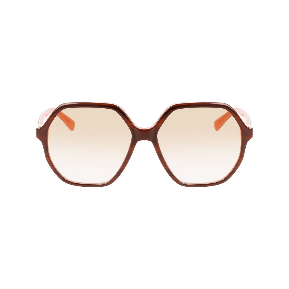 Braune Acetat-Sonnenbrille