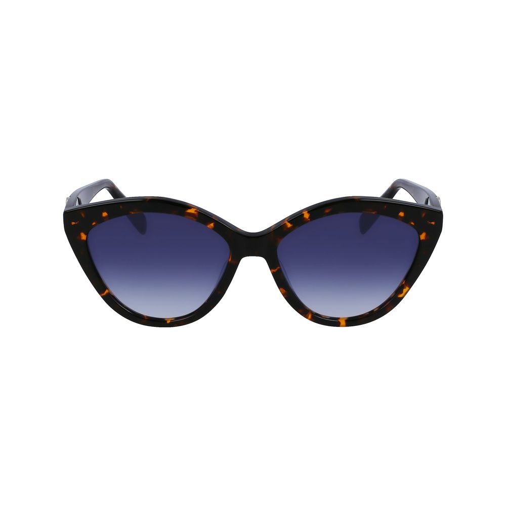 Braune Acetat-Sonnenbrille