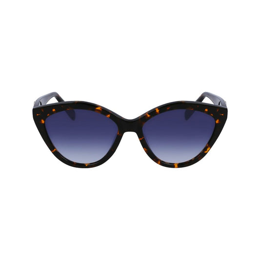 Braune Acetat-Sonnenbrille