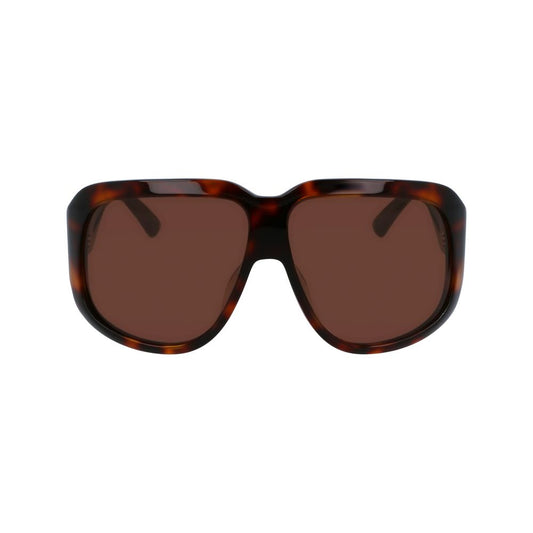 Braune Acetat-Sonnenbrille