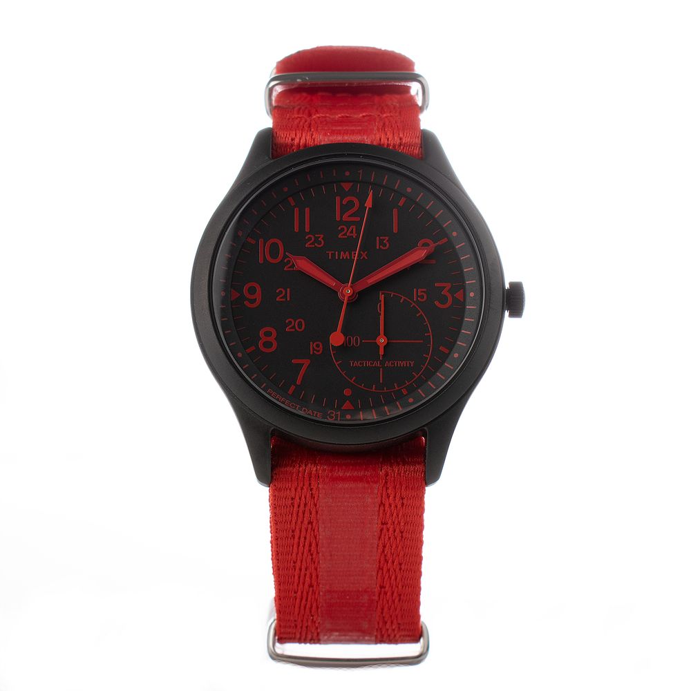 Orologio in nylon rosso