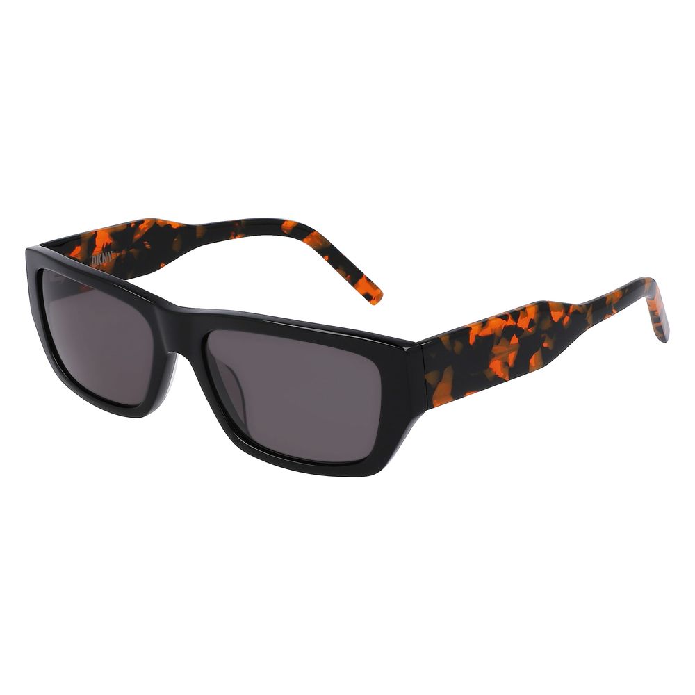 Schwarze Acetat-Sonnenbrille