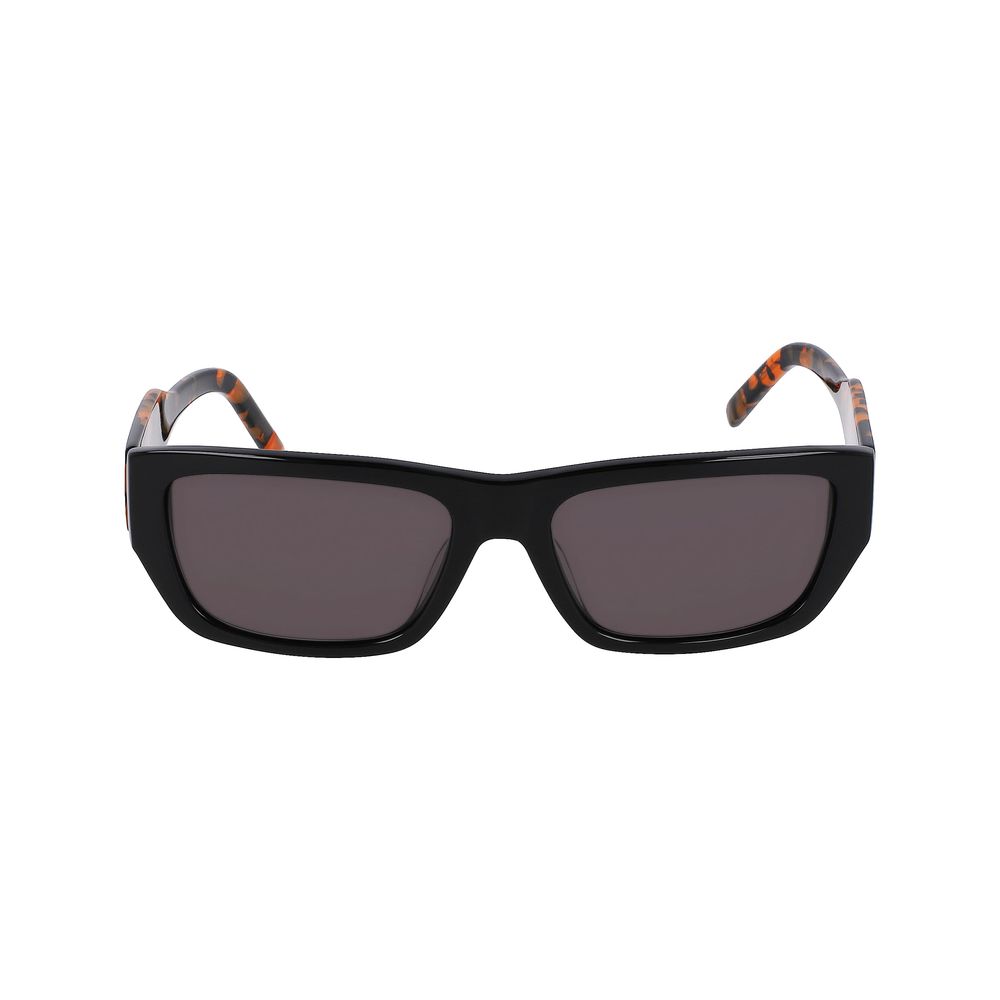 Schwarze Acetat-Sonnenbrille