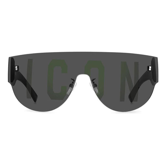 Schwarze Sonnenbrille aus Metall