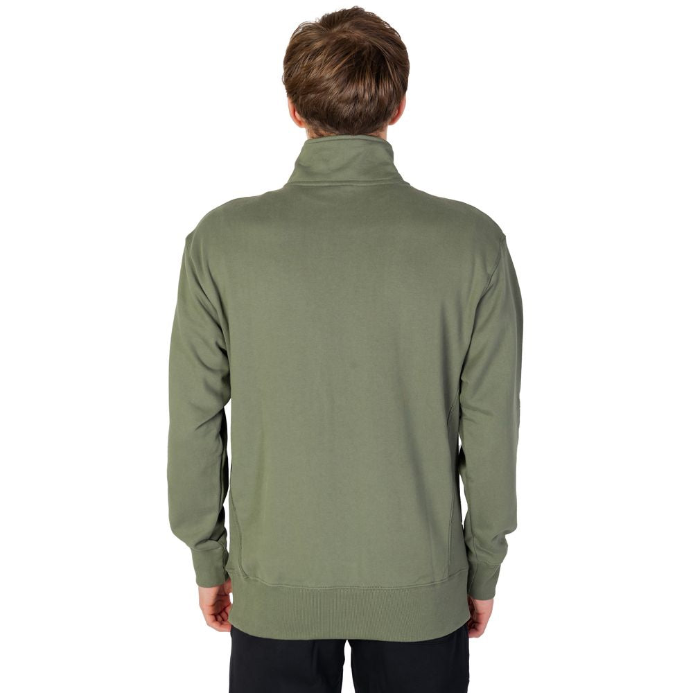 Grüner Baumwollpullover