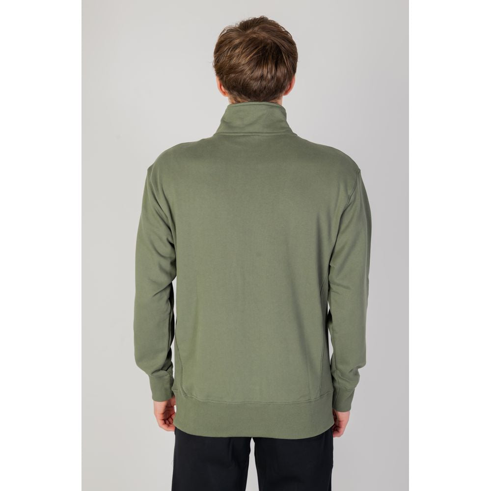 Grüner Baumwollpullover