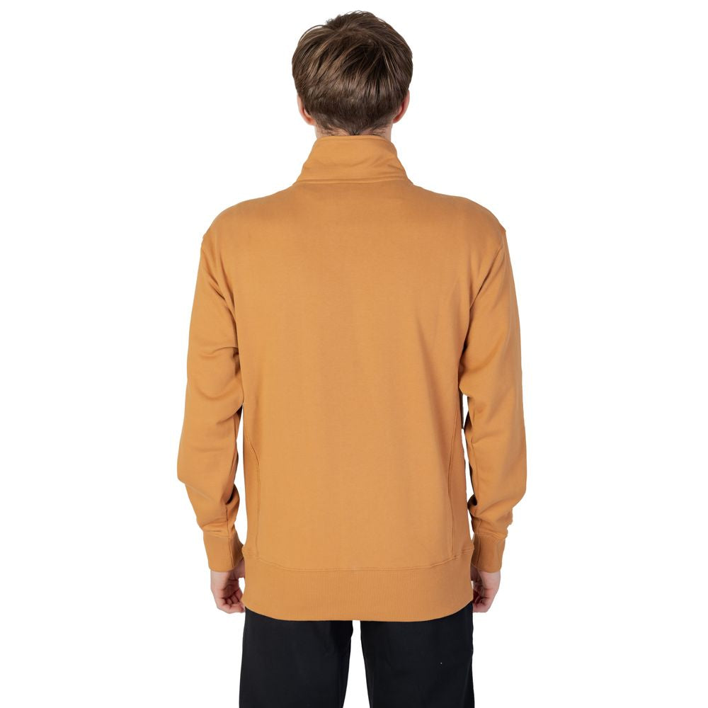 Brauner Baumwollpullover
