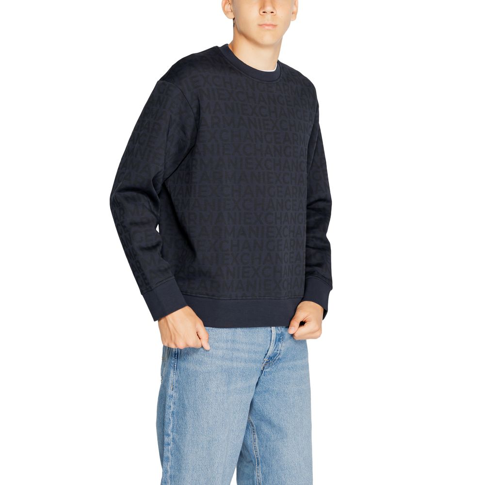 Maglione in cotone blu