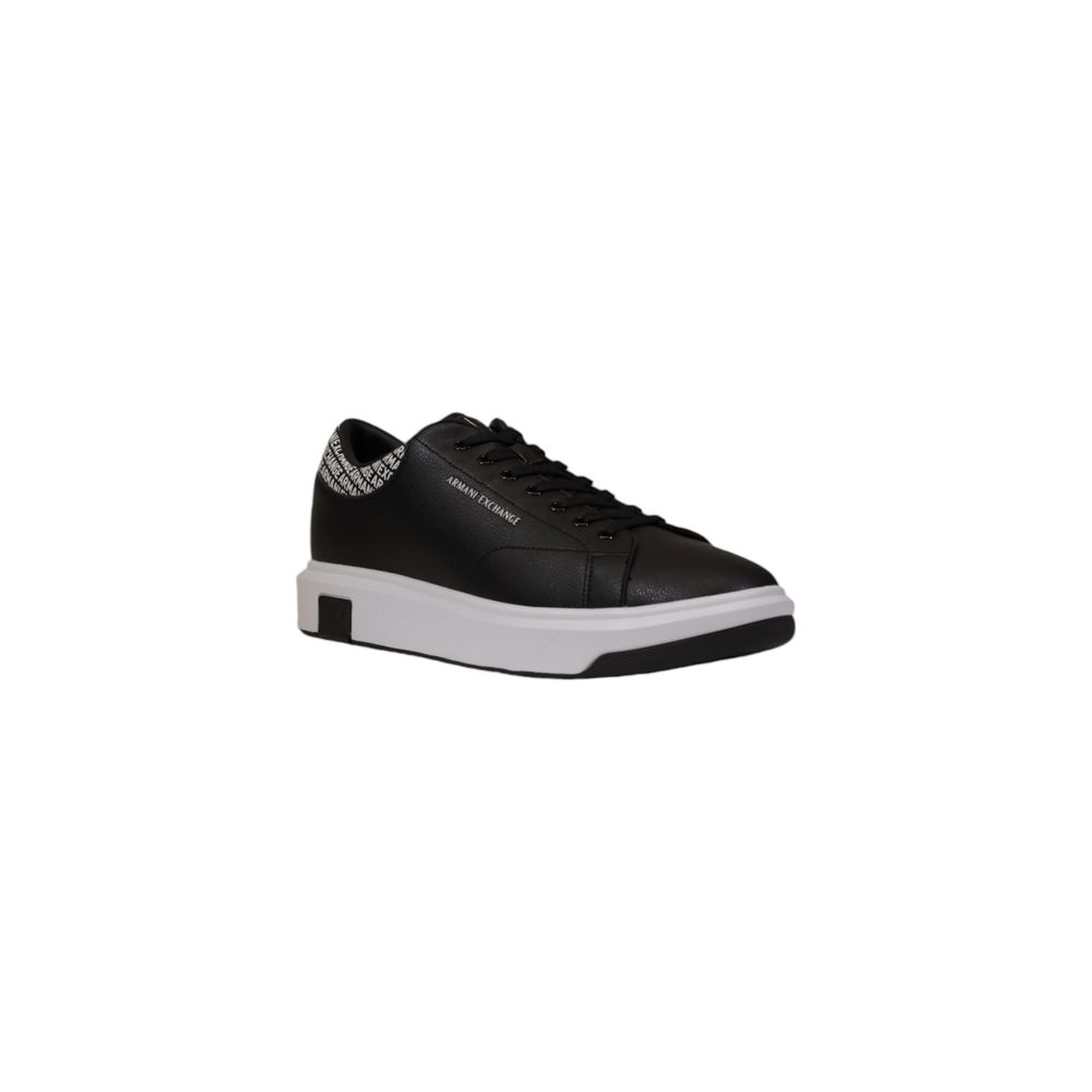 Sneaker in pelle nera