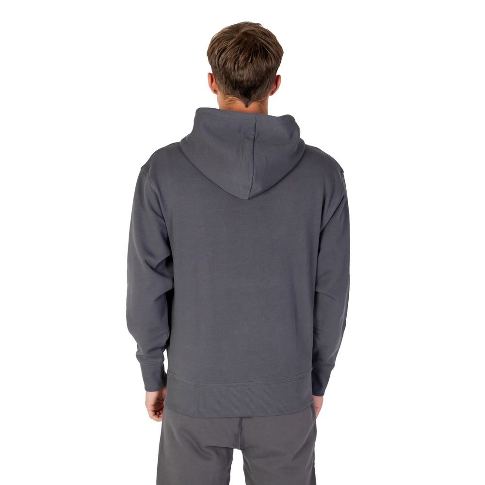 Grauer Baumwollpullover