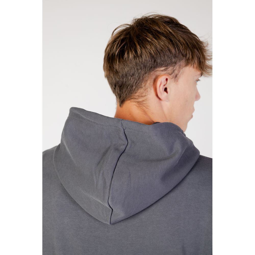 Grauer Baumwollpullover